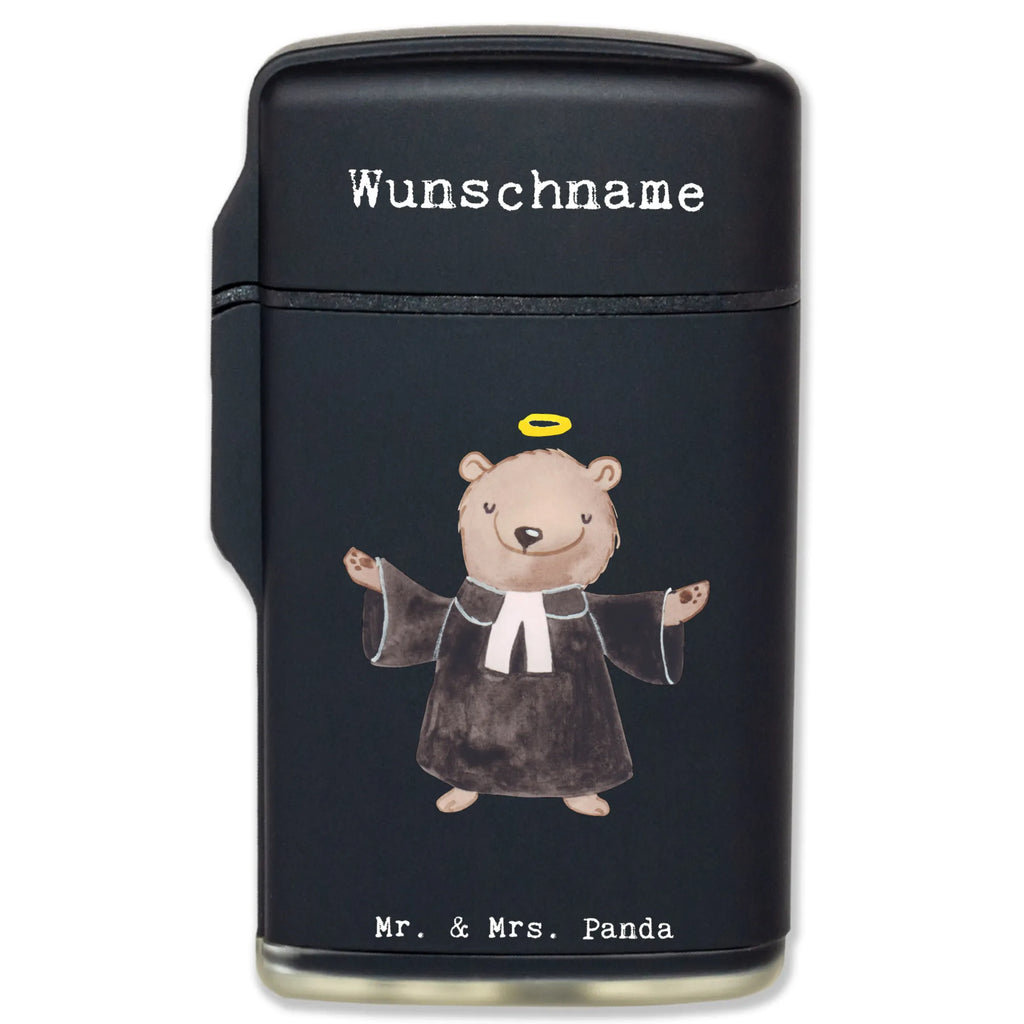 Personalised lighter Pastor heart gift, gift idea, best, farewell gift, passing exam, anniversary, retirement, promotion, job start, sayings, funny, profession