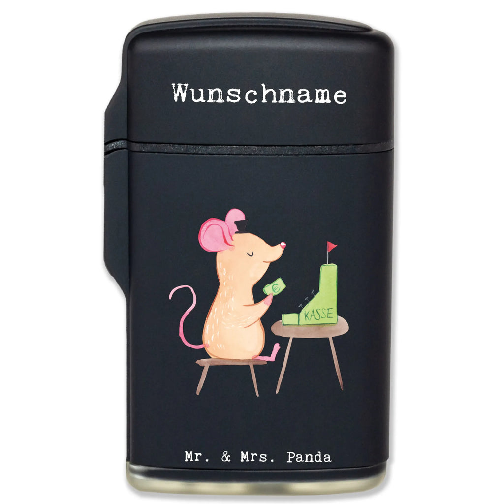 Spersonalizowana zapalniczka kasjer Serce Zawód, Wykształcenie, Jubileusz, Pożegnanie, Emerytura, Kolega, Koleżanka, Prezent, Dawać, Pracownik, Współpracownik, Firma, Dziękuję, Dziękuję bardzo