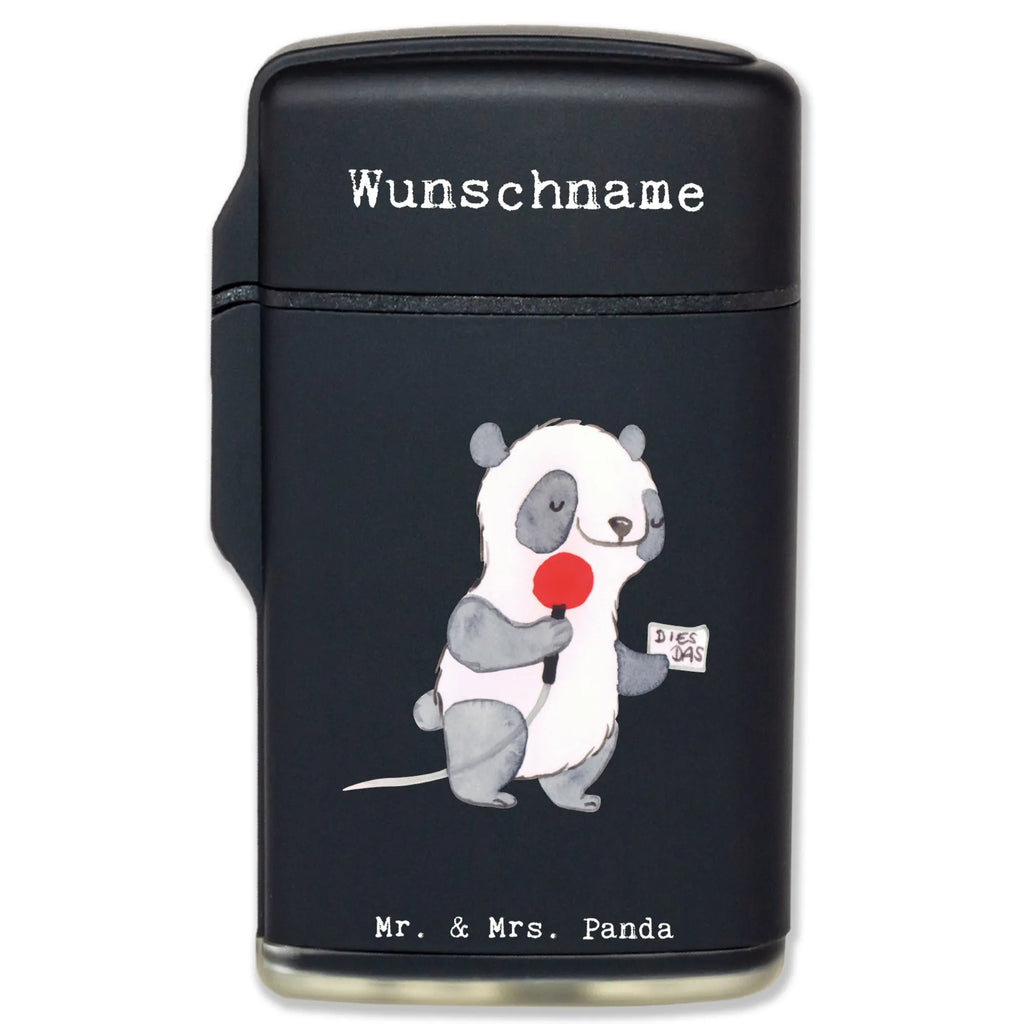 Personalised lighter Reporter heart gift, gift idea, best, farewell gift, passing exam, anniversary, retirement, promotion, job start, sayings, funny, profession