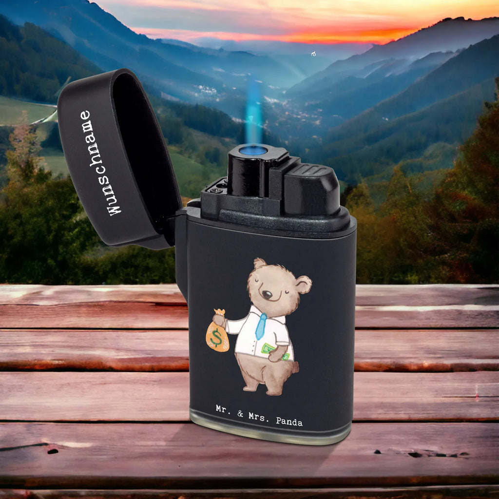 Personalised lighter Treasurer heart gift, gift idea, best, farewell gift, passing exam, anniversary, retirement, promotion, job start, sayings, funny, profession