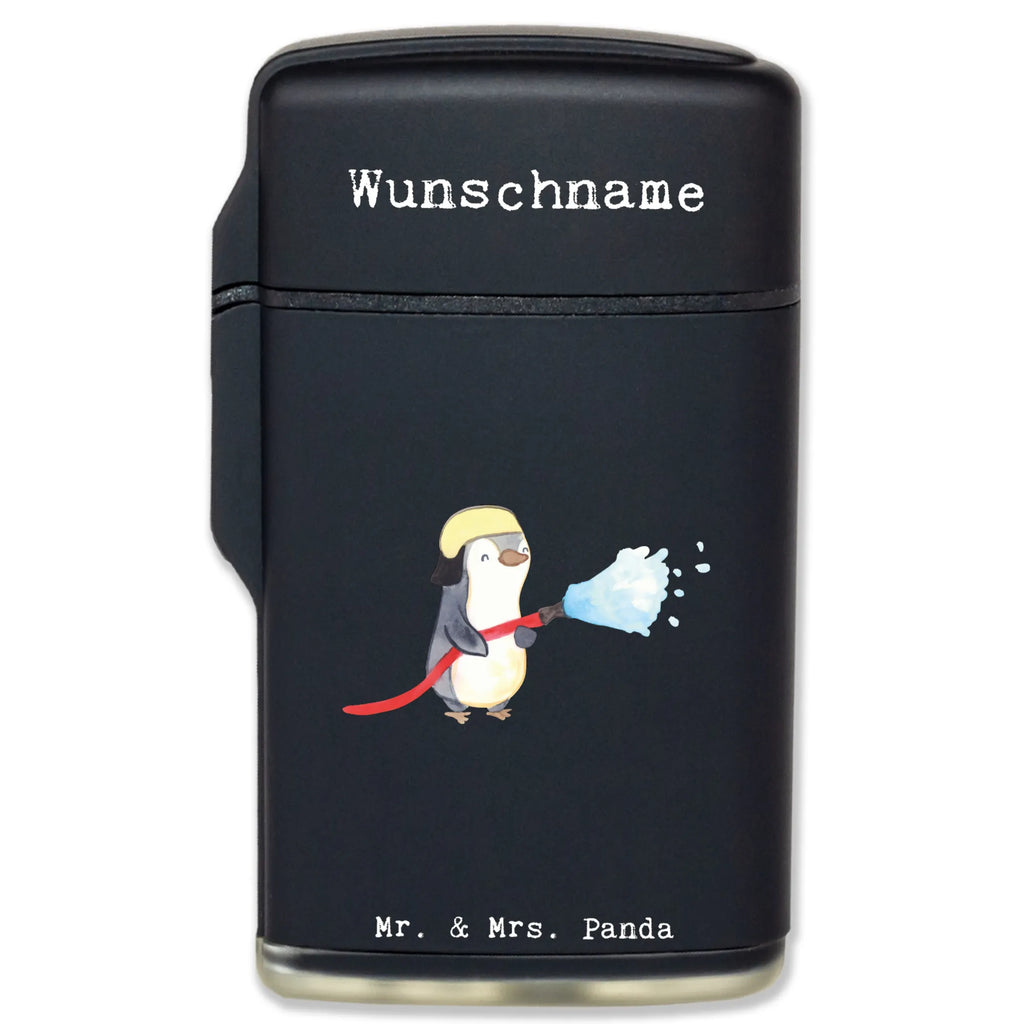 Personalised lighter Firefighter Heart gift, gift idea, best, farewell gift, passing exam, anniversary, retirement, promotion, job start, sayings, funny, profession