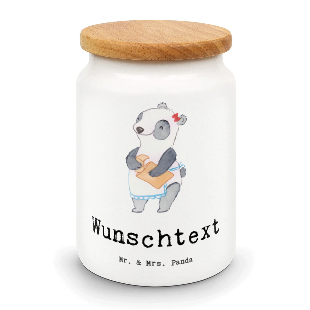 Spersonalizowany pojemnik na zapasy sprzedawczyni piekarnicza Serce Zawód, Wykształcenie, Jubileusz, Pożegnanie, Emerytura, Kolega, Koleżanka, Prezent, Dawać, Pracownik, Współpracownik, Firma, Dziękuję, Dziękuję bardzo