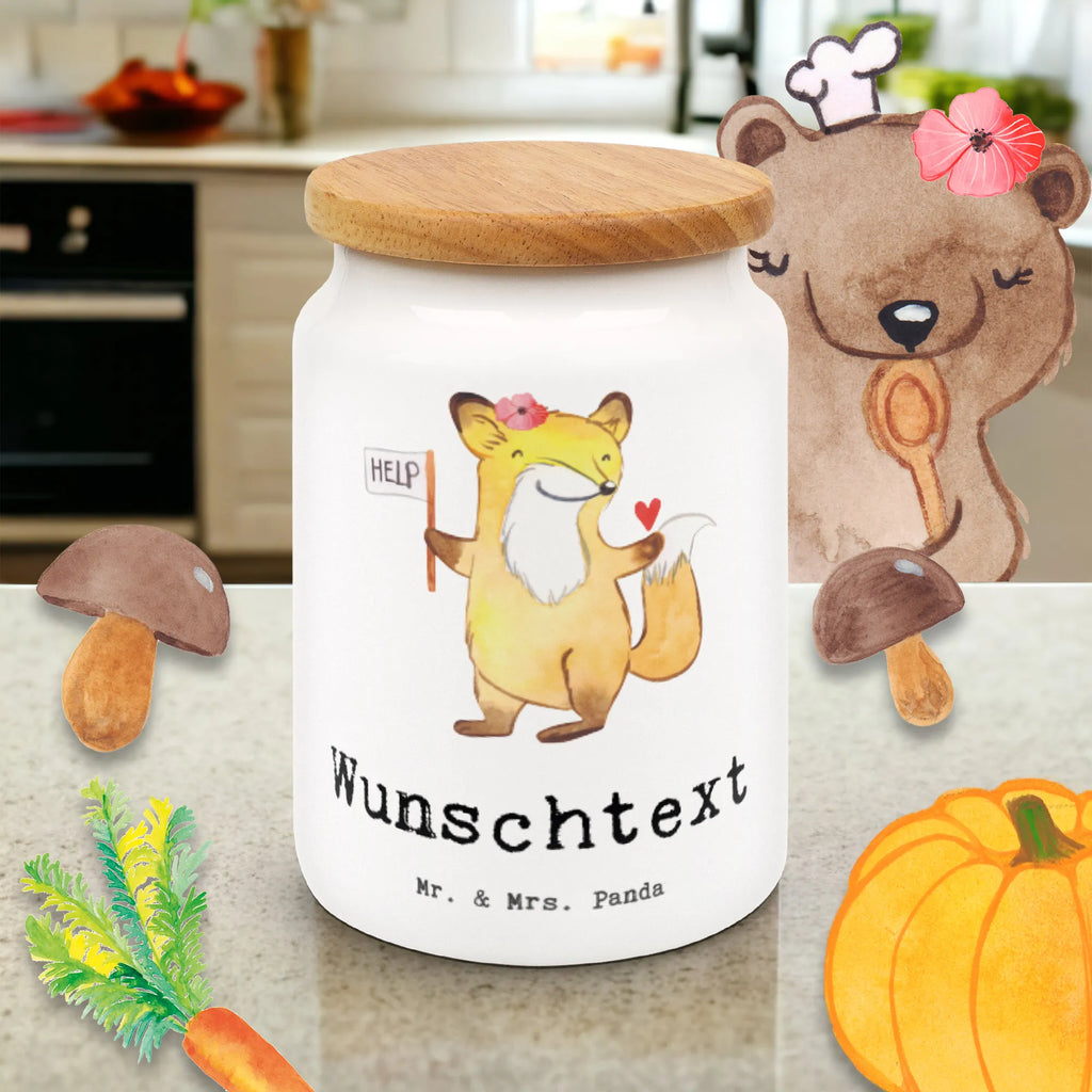 Spersonalizowany pojemnik na zapasy Pracownica socjalna serce Zawód, Wykształcenie, Jubileusz, Pożegnanie, Emerytura, Kolega, Koleżanka, Prezent, Dawać, Pracownik, Współpracownik, Firma, Dziękuję, Dziękuję bardzo