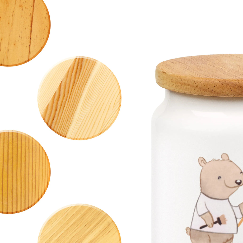 Personalized Storage Jar Painter Heart personalized ceramic jar, personalized cookie tin, personalized storage container, custom treat canister, monogrammed food storage, custom pantry container, personalized canister, personalized storage jar, personalized cookie jar, engraved kitchen jar, personalized treat jar, gift, gift idea, best, farewell gift, passing exam, anniversary, retirement, promotion, job start, sayings, funny, profession