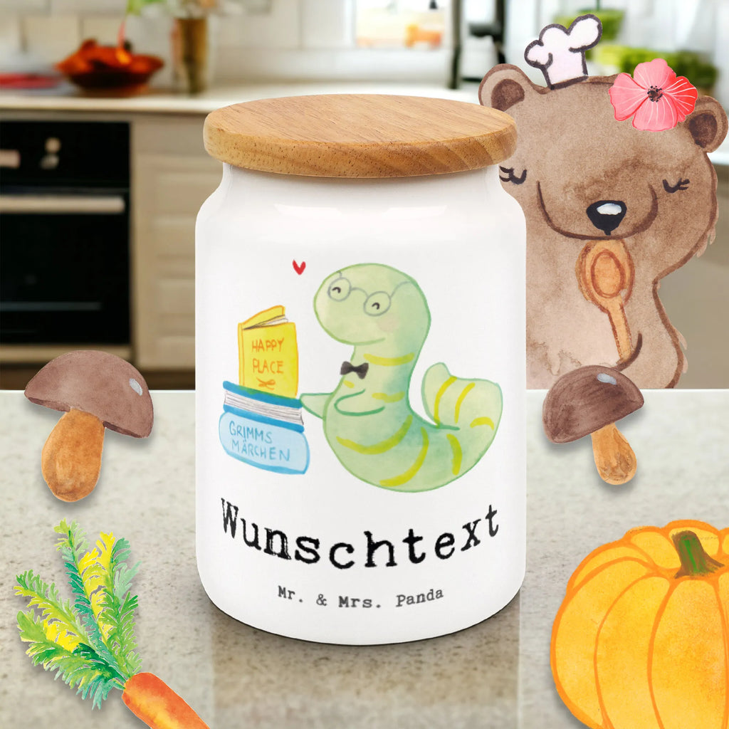 Spersonalizowany pojemnik na zapasy Bibliotekarz serce Zawód, Wykształcenie, Jubileusz, Pożegnanie, Emerytura, Kolega, Koleżanka, Prezent, Dawać, Pracownik, Współpracownik, Firma, Dziękuję, Dziękuję bardzo