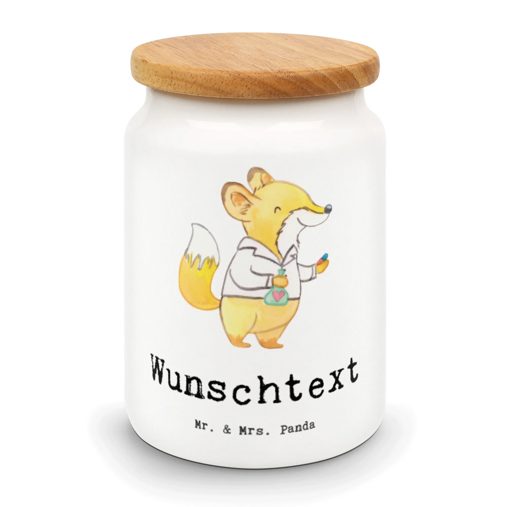 Spersonalizowany pojemnik na zapasy aptekarz Serce Zawód, Wykształcenie, Jubileusz, Pożegnanie, Emerytura, Kolega, Koleżanka, Prezent, Dawać, Pracownik, Współpracownik, Firma, Dziękuję, Dziękuję bardzo