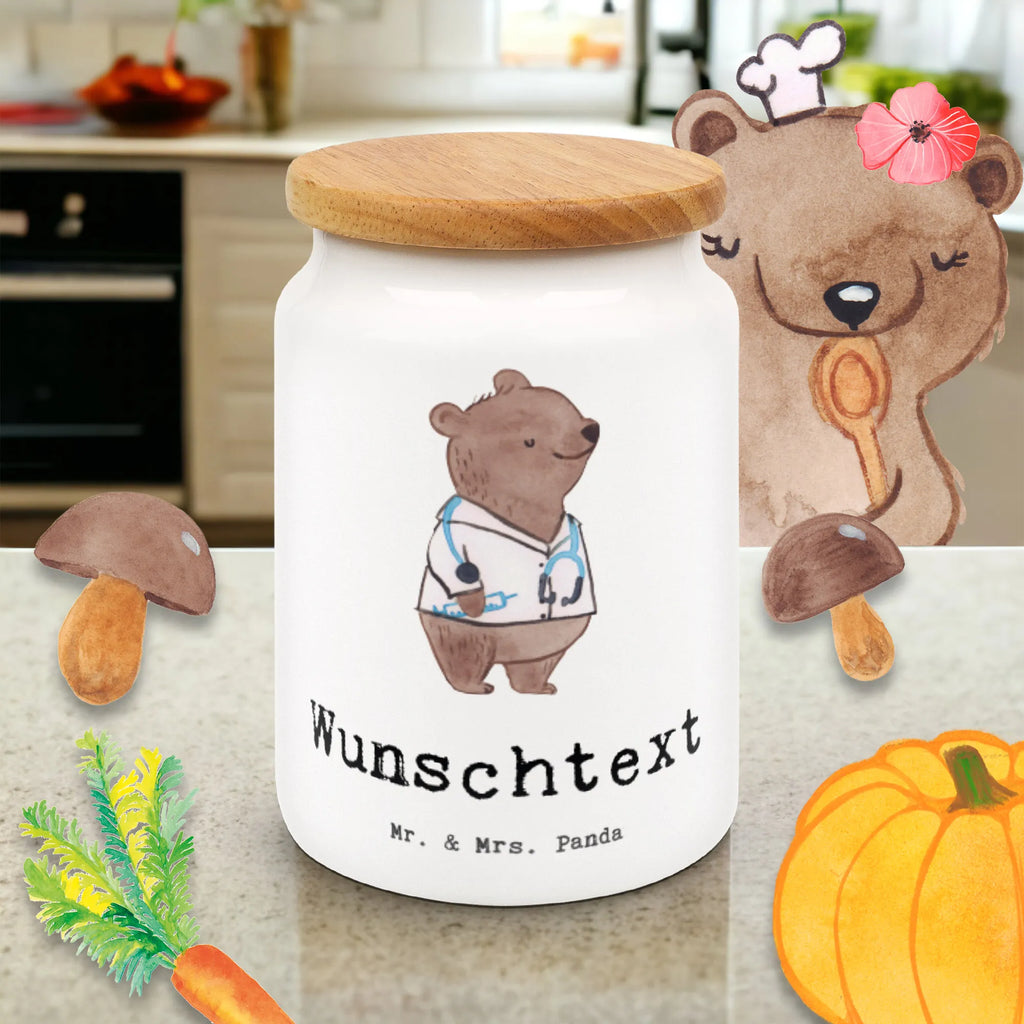 Spersonalizowany pojemnik na zapasy lekarz serce Zawód, Wykształcenie, Jubileusz, Pożegnanie, Emerytura, Kolega, Koleżanka, Prezent, Dawać, Pracownik, Współpracownik, Firma, Dziękuję, Dziękuję bardzo