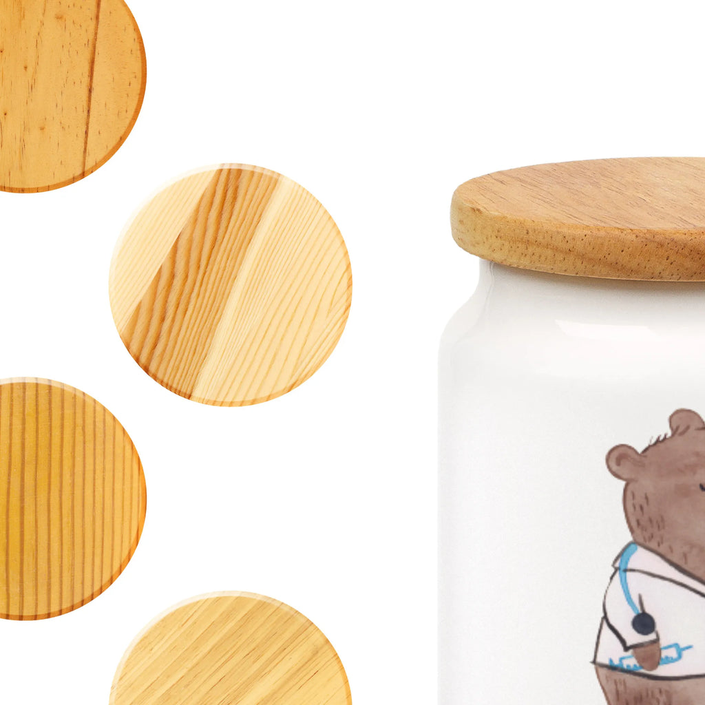 Spersonalizowany pojemnik na zapasy lekarz serce Zawód, Wykształcenie, Jubileusz, Pożegnanie, Emerytura, Kolega, Koleżanka, Prezent, Dawać, Pracownik, Współpracownik, Firma, Dziękuję, Dziękuję bardzo