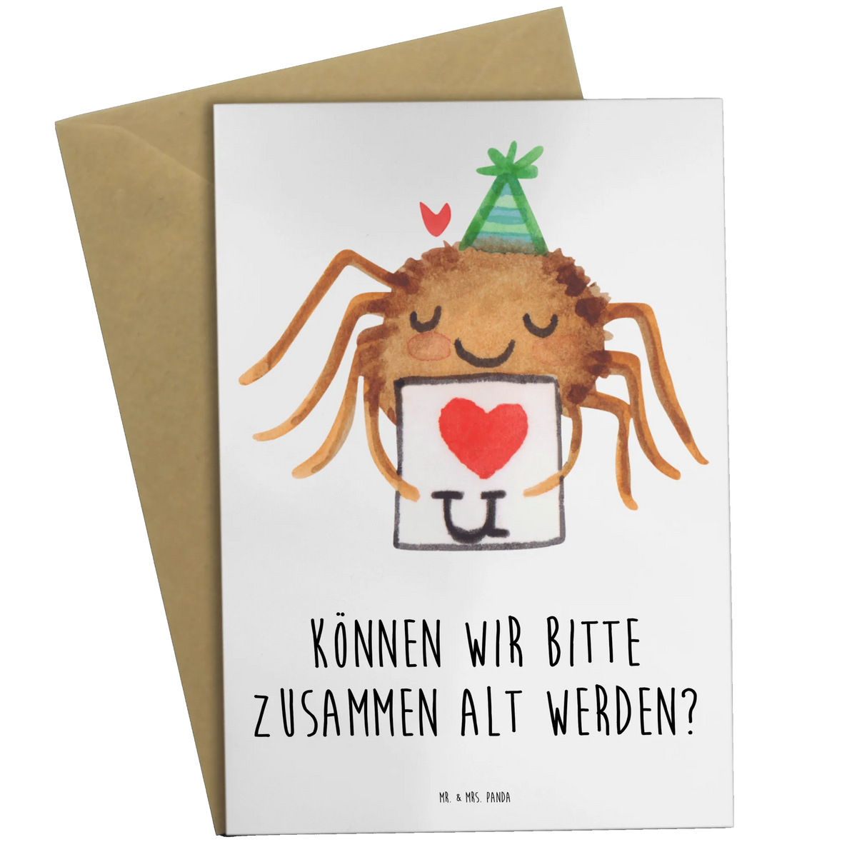 Greetings card Spider Agathe Letter folding card, invitation card, greeting card, wedding card, birthday card, Spider Agathe, Spider, Agathe, Videos, Merchandise