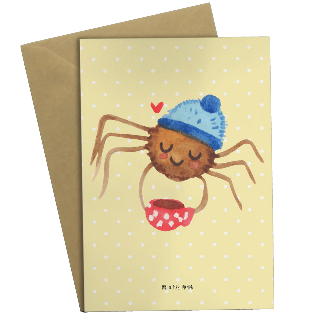 Kartka okolicznościowa Pająk Agata kawa einladungskarten, Grußkarten, firmungskarte, dankeskarten, osterkarte, glückwunschkarten, genesungskarte, vatertagskarte, hochzeitskarten, neujahrskarte, Grußkarte, osterkarten, Glückwunschkarte, kommunionskarte, babykarte, jubiläumskarte, Beileidskarte, Motivkarte, abiturkarte, spruchkarte, valentinstagskarte, Klappkarte, weihnachtskarten, Spinne Agathe, Spinne, Agathe, Videos, Merchandise, Weiser Spruch, Morgenmuffel, Morgen, Lebensweisheiten, Kaffee