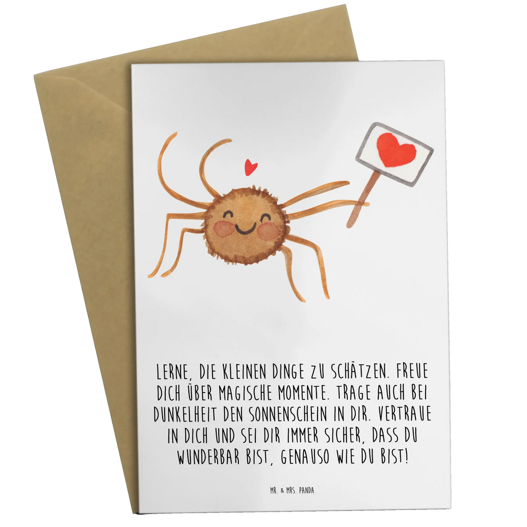 Kartka okolicznościowa Pająk Agata Motywacja firmungskarte, osterkarten, spruchkarte, valentinstagskarte, einladungskarten, glückwunschkarten, Beileidskarte, dankeskarten, weihnachtskarten, neujahrskarte, Klappkarte, abiturkarte, Grußkarte, genesungskarte, Motivkarte, hochzeitskarten, kommunionskarte, jubiläumskarte, babykarte, vatertagskarte, Glückwunschkarte, osterkarte, Grußkarten, Spinne Agathe, Spinne, Agathe, Videos, Merchandise, Dankeschön, Motivation, Liebe, Vertrauen, Glück