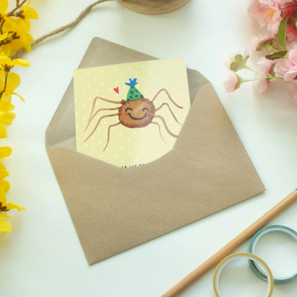 Greetings card Spider Agathe Party spruchkarte, einladungskarten, neujahrskarte, jubiläumskarte, Klappkarte, Motivkarte, firmungskarte, vatertagskarte, abiturkarte, kommunionskarte, valentinstagskarte, Grußkarte, genesungskarte, Grußkarten, Beileidskarte, hochzeitskarten, dankeskarten, Glückwunschkarte, osterkarte, osterkarten, weihnachtskarten, babykarte, glückwunschkarten, Spinne Agathe, Spinne, Agathe, Videos, Merchandise, Motivation, Glück, Selbstliebe, Wunder