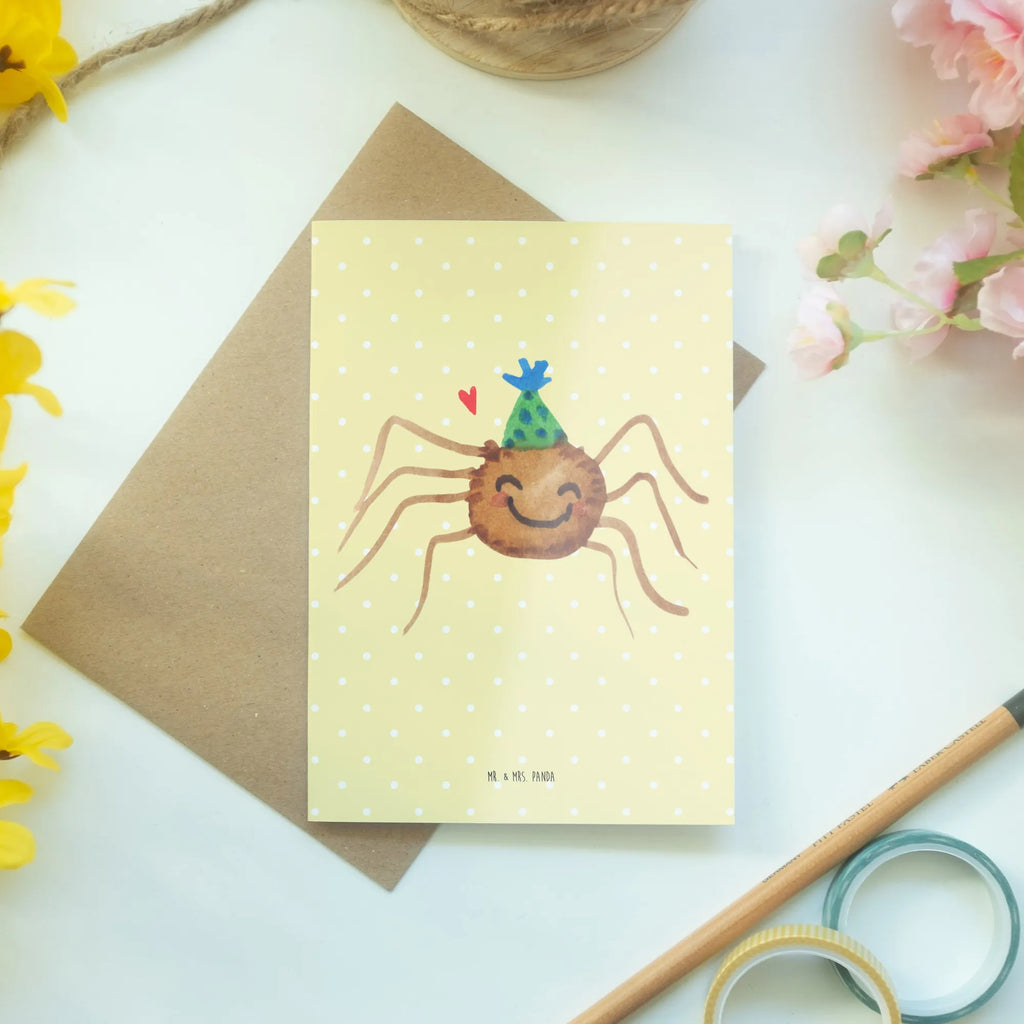 Greetings card Spider Agathe Party spruchkarte, einladungskarten, neujahrskarte, jubiläumskarte, Klappkarte, Motivkarte, firmungskarte, vatertagskarte, abiturkarte, kommunionskarte, valentinstagskarte, Grußkarte, genesungskarte, Grußkarten, Beileidskarte, hochzeitskarten, dankeskarten, Glückwunschkarte, osterkarte, osterkarten, weihnachtskarten, babykarte, glückwunschkarten, Spinne Agathe, Spinne, Agathe, Videos, Merchandise, Motivation, Glück, Selbstliebe, Wunder