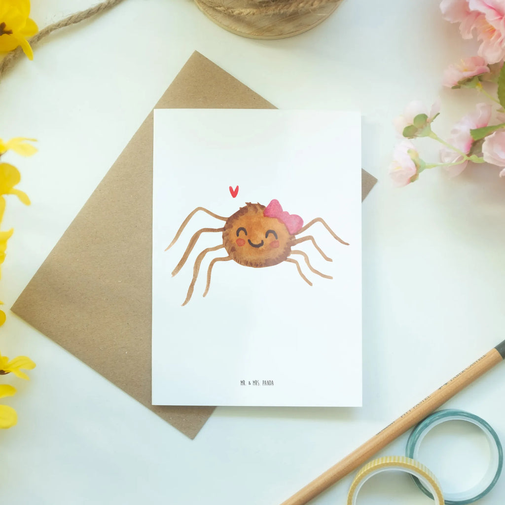 Kartka okolicznościowa Pająk Agata radość einladungskarten, genesungskarte, osterkarten, Klappkarte, kommunionskarte, firmungskarte, weihnachtskarten, neujahrskarte, Beileidskarte, glückwunschkarten, osterkarte, Grußkarten, Motivkarte, vatertagskarte, babykarte, hochzeitskarten, spruchkarte, jubiläumskarte, Glückwunschkarte, abiturkarte, dankeskarten, Grußkarte, valentinstagskarte, Spinne Agathe, Spinne, Agathe, Videos, Merchandise, Beliebte Spinne, Viraler Hit, Viral, Trend