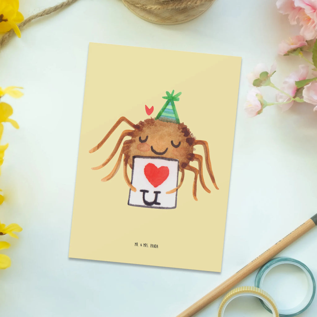 Pocztówka Pająk Agata list Postkarte, Grußkarte, Postkarten, Designkarte, Kunstkarten, bildkarte, einzelkarte, Fotokarte, kunstkarte, spruchkarte, Ansichtskarten, Motivkarte, Ansichtskarte, Merchandise, Spinne, Agathe, Spinne Agathe, Videos, Treuetest, Verliebt, Heiratsantrag, Liebesgeschenk, Liebespaar, Ich Liebe Dich, Treuebeweis, Liebesbeweis