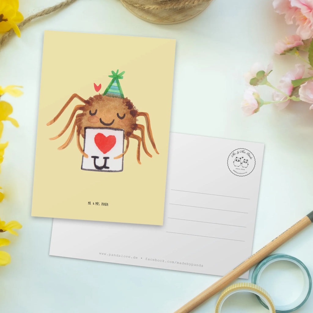 Pocztówka Pająk Agata list Postkarte, Grußkarte, Postkarten, Designkarte, Kunstkarten, bildkarte, einzelkarte, Fotokarte, kunstkarte, spruchkarte, Ansichtskarten, Motivkarte, Ansichtskarte, Merchandise, Spinne, Agathe, Spinne Agathe, Videos, Treuetest, Verliebt, Heiratsantrag, Liebesgeschenk, Liebespaar, Ich Liebe Dich, Treuebeweis, Liebesbeweis