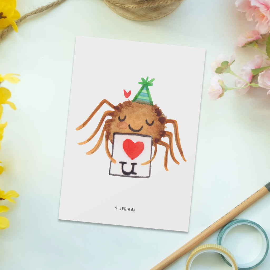 Pocztówka Pająk Agata list Postkarte, Grußkarte, Postkarten, Designkarte, Kunstkarten, bildkarte, einzelkarte, Fotokarte, kunstkarte, spruchkarte, Ansichtskarten, Motivkarte, Ansichtskarte, Merchandise, Spinne, Agathe, Spinne Agathe, Videos, Treuetest, Verliebt, Heiratsantrag, Liebesgeschenk, Liebespaar, Ich Liebe Dich, Treuebeweis, Liebesbeweis