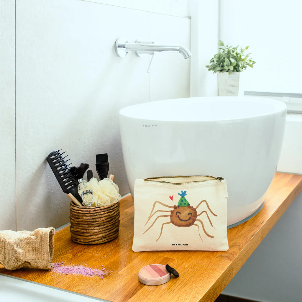 torebka na makijaż Pająk Agata Impreza Waschtasche, Waschbeutel, kosmetiktäschchen, beauty case, Stiftemäppchen, utensilientasche, Kulturtasche, pencil case, Mäppchen, Etui, Kosmetiktasche, Schminktäschchen, beauty tasche, pinsel tasche, aufbewahrungsbeutel, Schminktasche, aufbewahrungstasche, Schminkbeutel, Federmappe, Kulturbeutel, Kosmetikbeutel, Schlampermäppchen, toiletry bag, Videos, Agathe, Spinne Agathe, Merchandise, Spinne, Glück, Motivation, Wunder, Selbstliebe