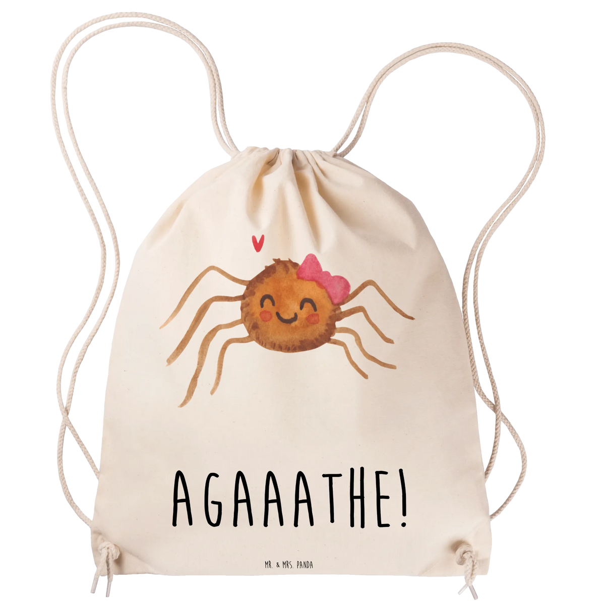 Drawstring bag Spider Agathe Joy sports bag, jute bag, carrier bag, hipster, gym bag, bag, Spider Agathe, Spider, Agathe, Videos, Merchandise
