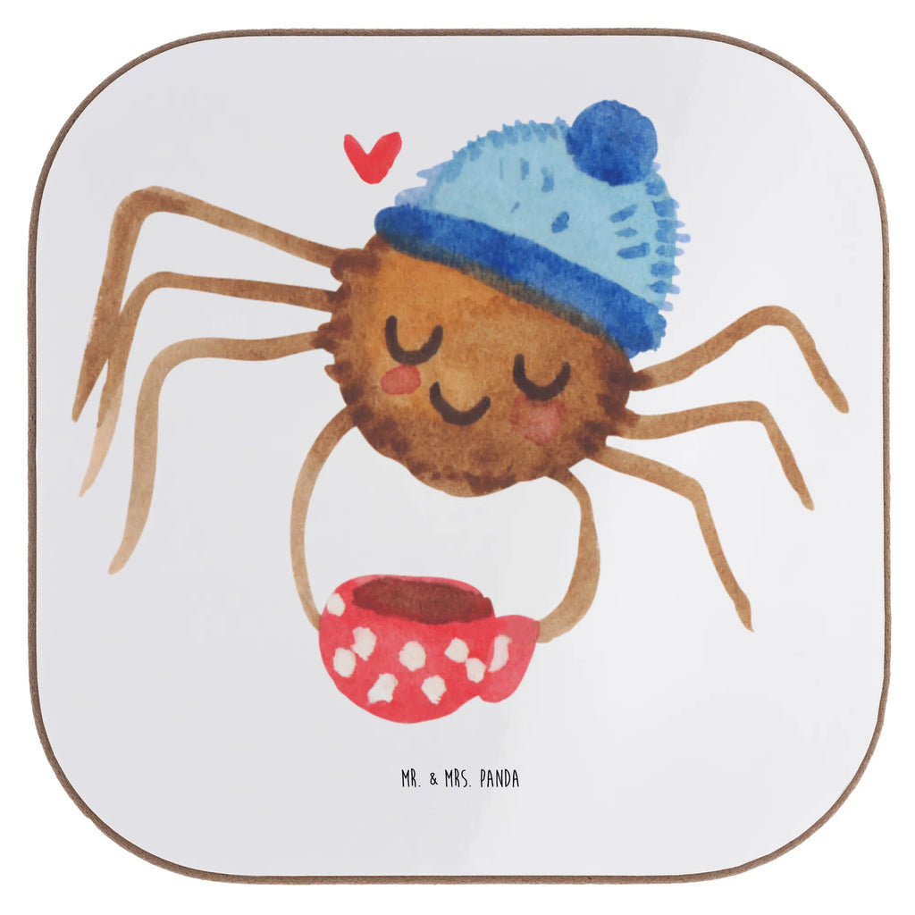 Square coaster Spider Agathe coffee Coasters, gifts, breakfast, party, glass coasters, gift, presents, Spider Agathe, Spider, Agathe, Videos, Merchandise