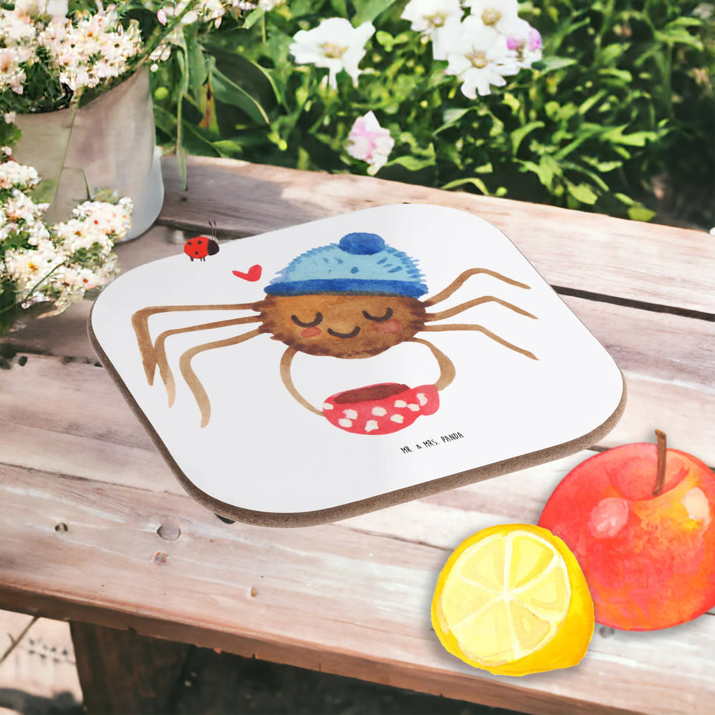 Square coaster Spider Agathe coffee Coasters, gifts, breakfast, party, glass coasters, gift, presents, Spider Agathe, Spider, Agathe, Videos, Merchandise
