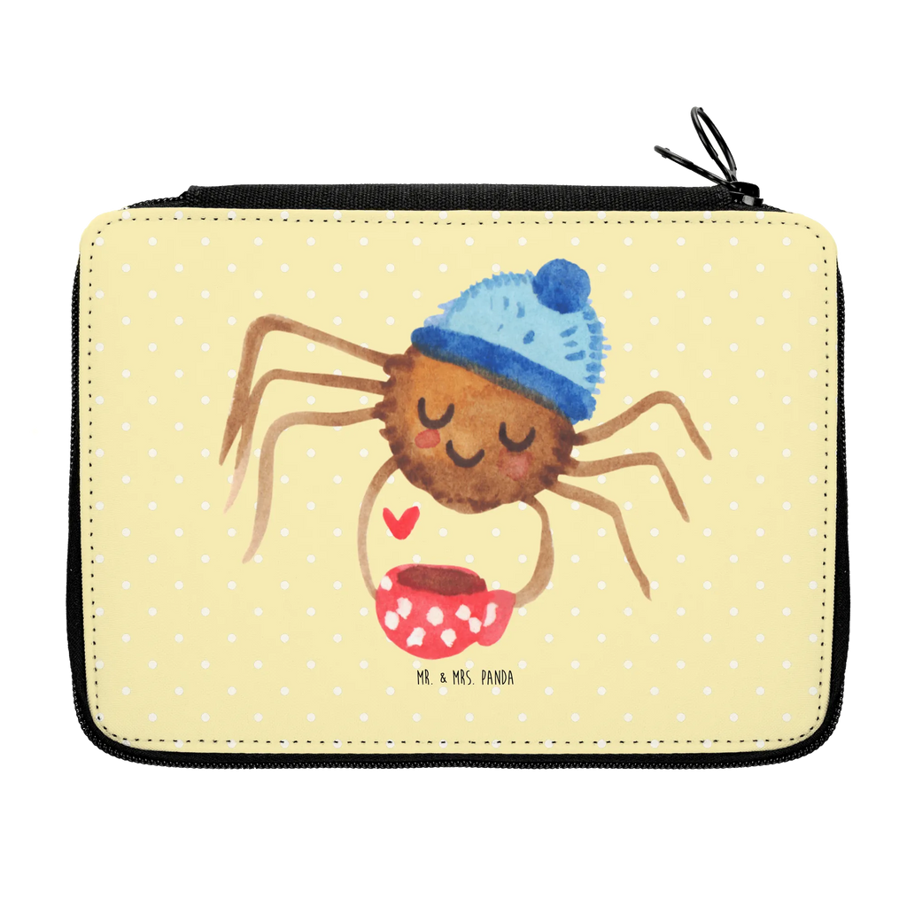 Leather folder Spider Agathe coffee motif, pencil case, primary school, child, gift, pencil bag, pupil, pen roll, school, enrolment, Spider Agathe, Spider, Agathe, Videos, Merchandise