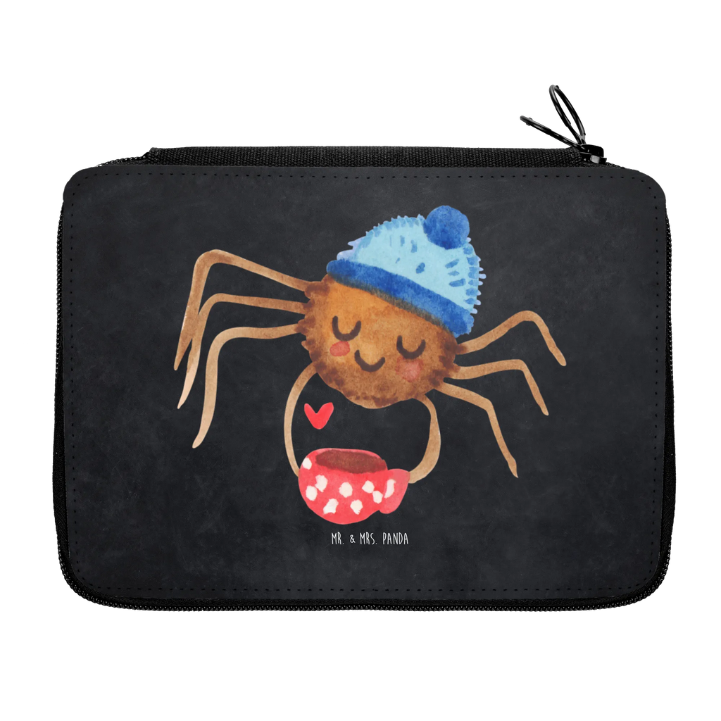 Leather folder Spider Agathe coffee motif, pencil case, primary school, child, gift, pencil bag, pupil, pen roll, school, enrolment, Spider Agathe, Spider, Agathe, Videos, Merchandise