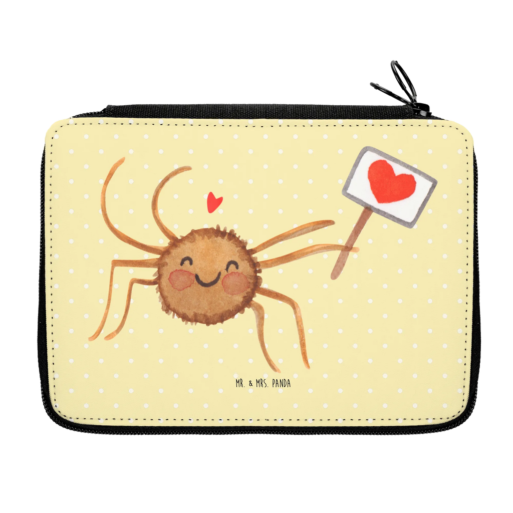 Leather folder Spider Agatha Motivation Einschulung, Schülerin, Motiv, Schüler, Geschenk, Federmappe, Kinder Federmappe, Schule, Stifte Etui, Büro Stifte Etui, Bestückte Federmappe, Stifterolle, Kind, Federmappe Einschulung, Stiftetasche, Federmäppchen, Grundschule, Federmäppchen bedruckt, Spinne Agathe, Spinne, Agathe, Videos, Merchandise, Dankeschön, Motivation, Glück, Liebe, Vertrauen