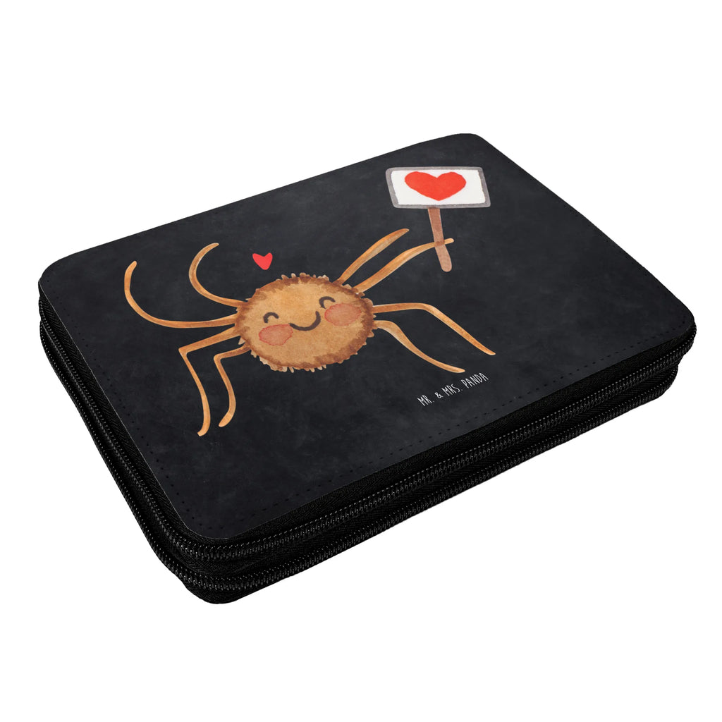 Leather folder Spider Agatha Motivation Einschulung, Schülerin, Motiv, Schüler, Geschenk, Federmappe, Kinder Federmappe, Schule, Stifte Etui, Büro Stifte Etui, Bestückte Federmappe, Stifterolle, Kind, Federmappe Einschulung, Stiftetasche, Federmäppchen, Grundschule, Federmäppchen bedruckt, Spinne Agathe, Spinne, Agathe, Videos, Merchandise, Dankeschön, Motivation, Glück, Liebe, Vertrauen