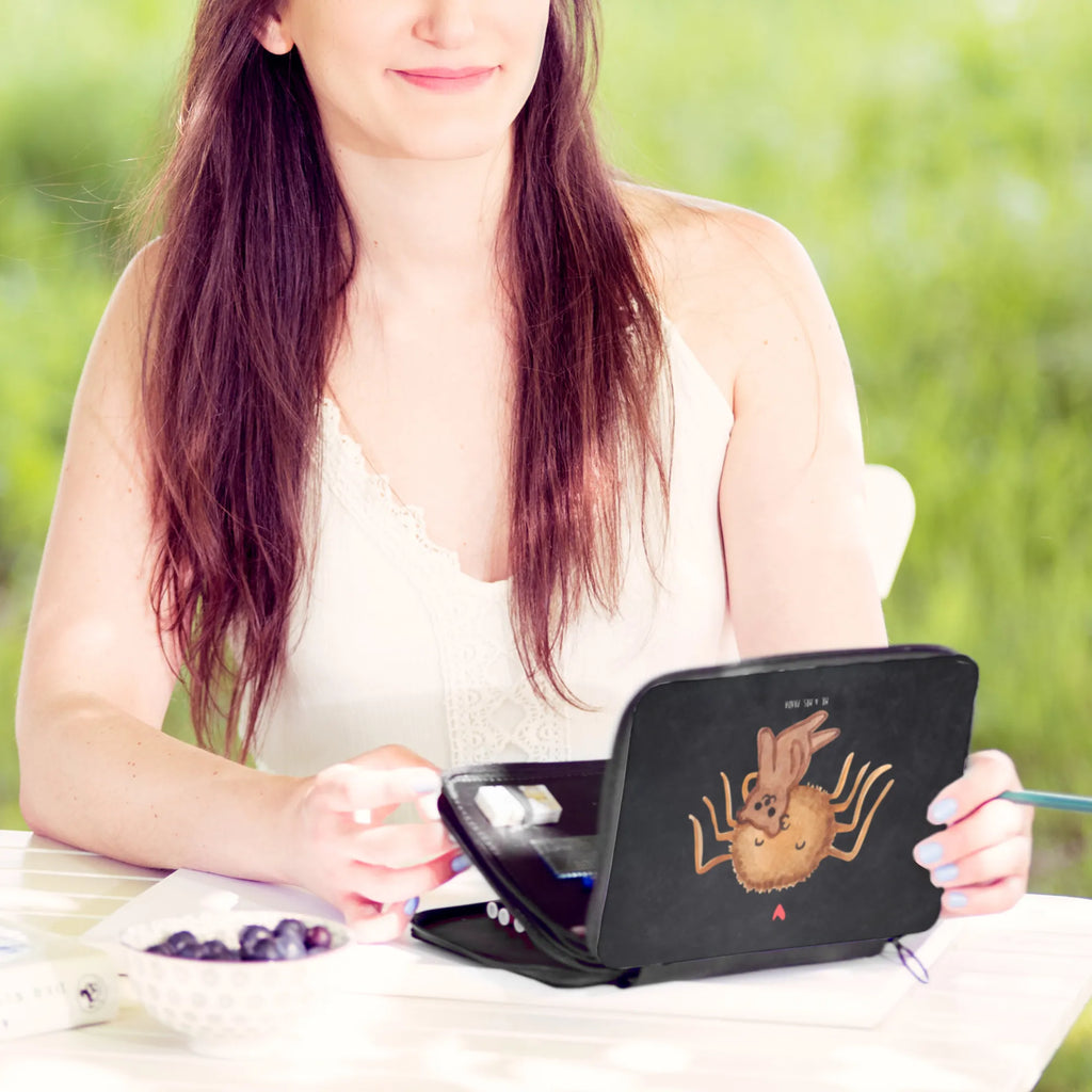 Leather folder Spider Agathe Teddy pencil bag, enrolment, pen roll, motif, pupil, gift, pencil case, school, child, primary school, Spider Agathe, Spider, Agathe, Videos, Merchandise