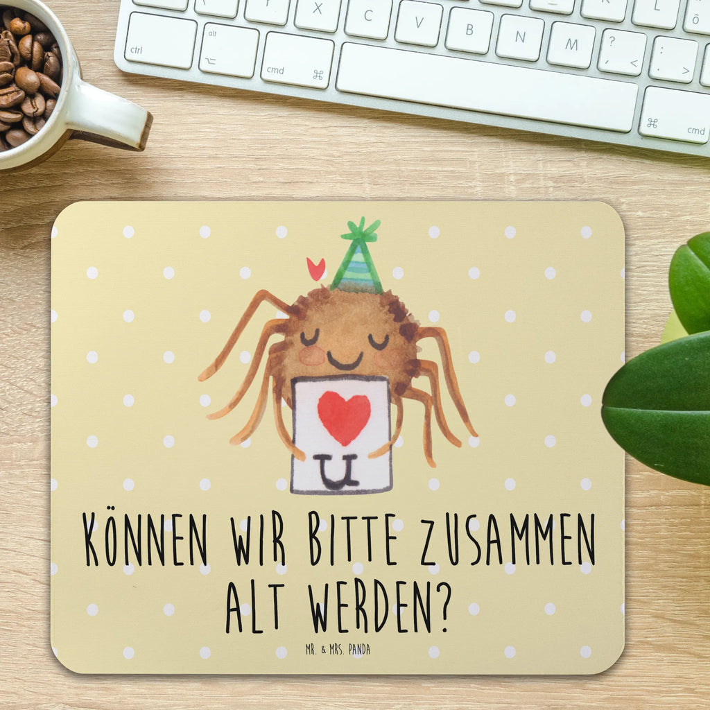 Mauspad Spinne Agathe Brief Arbeitszimmer, Mausunterlage, Mauspad, Computer zubehör, Mauspad Büro, PC Zubehör, Mousepad, Designer Mauspad, Büroausstattung, Einzigartiges Mauspad, Spinne Agathe, Spinne, Agathe, Videos, Merchandise, Ich Liebe dich, Verliebt, Liebespaar, Treuebeweis, Liebesbeweis, Treuetest, Heiratsantrag, Liebesgeschenk