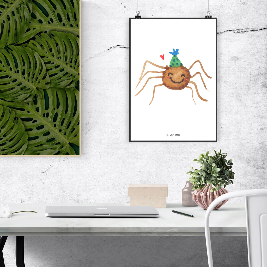 Poster Spider Agathe Party Küchenposter, Wanddekoration, Wanddeko Bild, Mr. & Mrs. Panda Poster, Posterdruck, Kinderposter, Raumdekoration, Wandposter, Bild, Poster, Designposter, Wanddeko, Handgemaltes Poster, Kunstdruck, Spinne Agathe, Spinne, Agathe, Videos, Merchandise, Wunder, Selbstliebe, Motivation, Glück