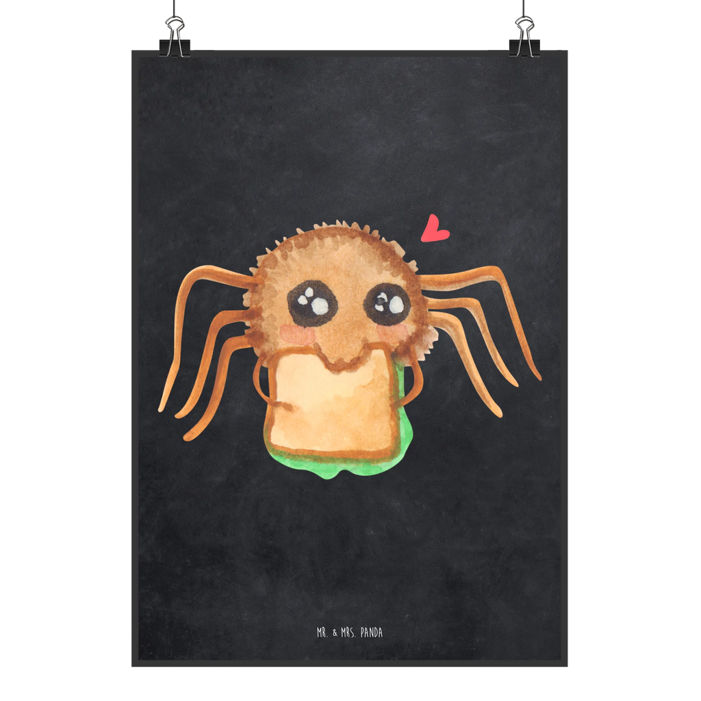 Poster Spinne Agathe Sandwich wanddeko, Wanddekoration, Deko Bild, Designposter, wanddruck, Mr. & Mrs. Panda Poster, wandkunst, drucke, kunstdruck poster, Posterdruck, Wandschmuck, Kunstdruck, Wanddeko Bild, Wandposter, Bild für Wand, kunst für die wand, grafikposter, Plakat, kunstposter, Bild, Poster, Wandbild, Merchandise, Videos, Agathe, Spinne, Spinne Agathe, Hungrig, Lebensfreude, Hunger, Mut, Verfressen, Glück, Alles Wird gut