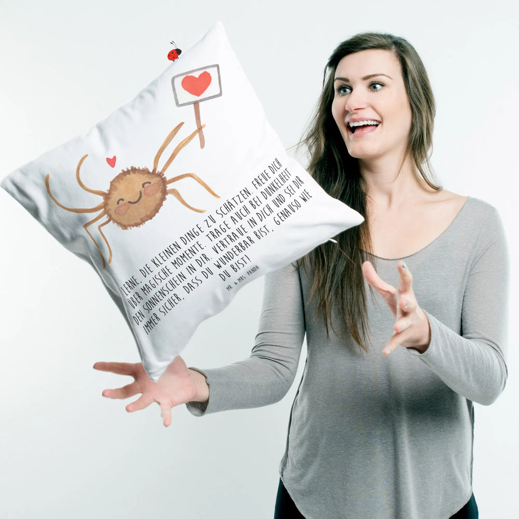 Cushion Spider Agatha Motivation pad, fluffy, pillow case, cushion, 40x40, soft, sofa, settee, couch, pillows, 40 x 40, bed, Pillow, bedroom, Spider Agathe, Spider, Agathe, Videos, Merchandise