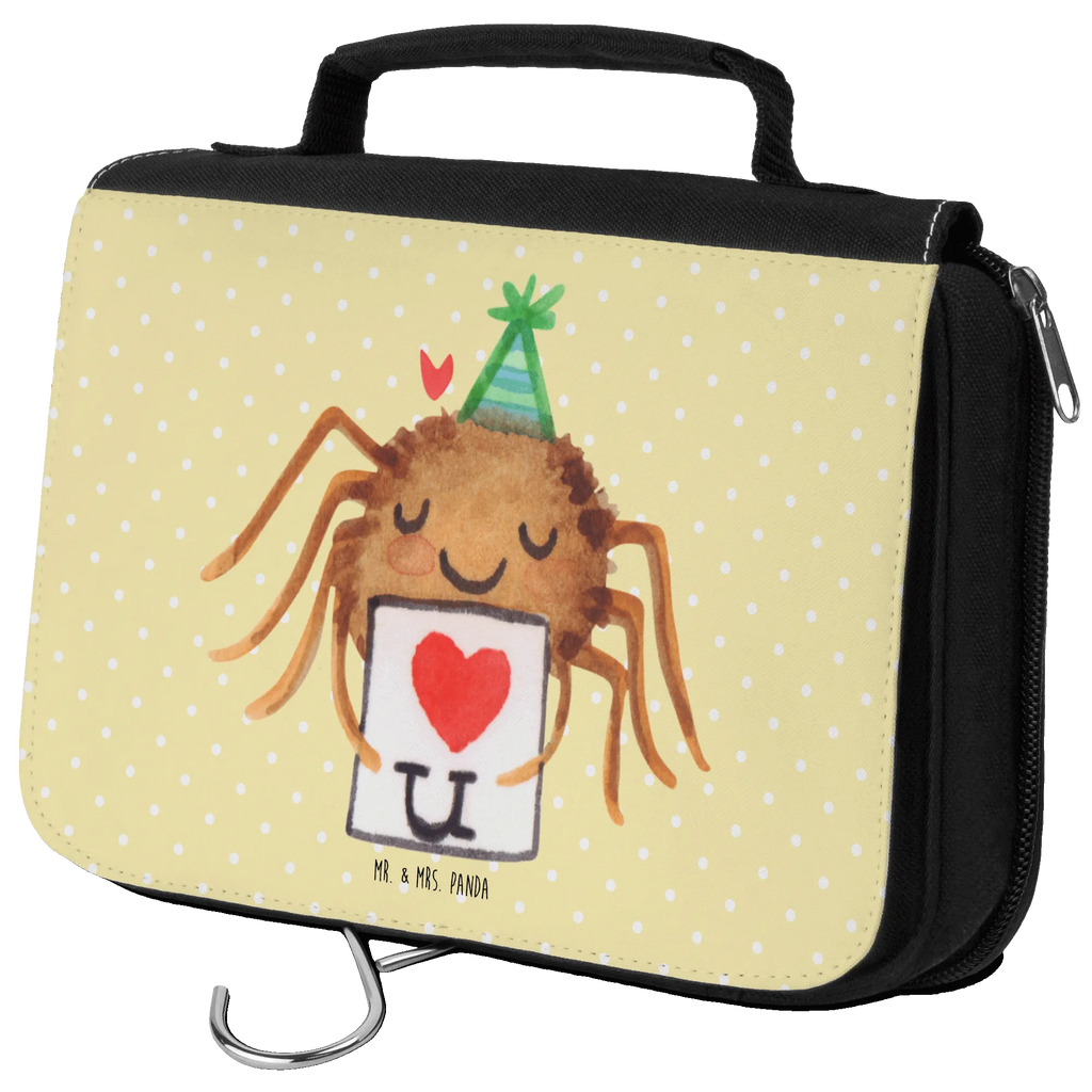 Wash bag Spider Agathe Letter Toilettentasche, Schminkbeutel, hygienetasche, Schminktasche, Kulturbeutel, Waschtasche, Kulturbeutel Waschbar, Reisebeutel, Kulturtasche, badtasche, Waschbeutel, Necessaire, hygienebeutel, beautycase, Kosmetiktasche, Spinne Agathe, Agathe, Videos, Merchandise, Spinne, Treuebeweis, Liebesbeweis, Heiratsantrag, Verliebt, Liebesgeschenk, Liebespaar, Ich Liebe Dich, Treuetest