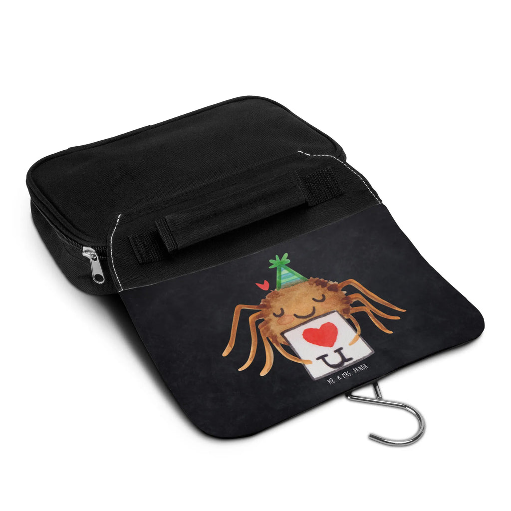 Wash bag Spider Agathe Letter Toilettentasche, Schminkbeutel, hygienetasche, Schminktasche, Kulturbeutel, Waschtasche, Kulturbeutel Waschbar, Reisebeutel, Kulturtasche, badtasche, Waschbeutel, Necessaire, hygienebeutel, beautycase, Kosmetiktasche, Spinne Agathe, Agathe, Videos, Merchandise, Spinne, Treuebeweis, Liebesbeweis, Heiratsantrag, Verliebt, Liebesgeschenk, Liebespaar, Ich Liebe Dich, Treuetest