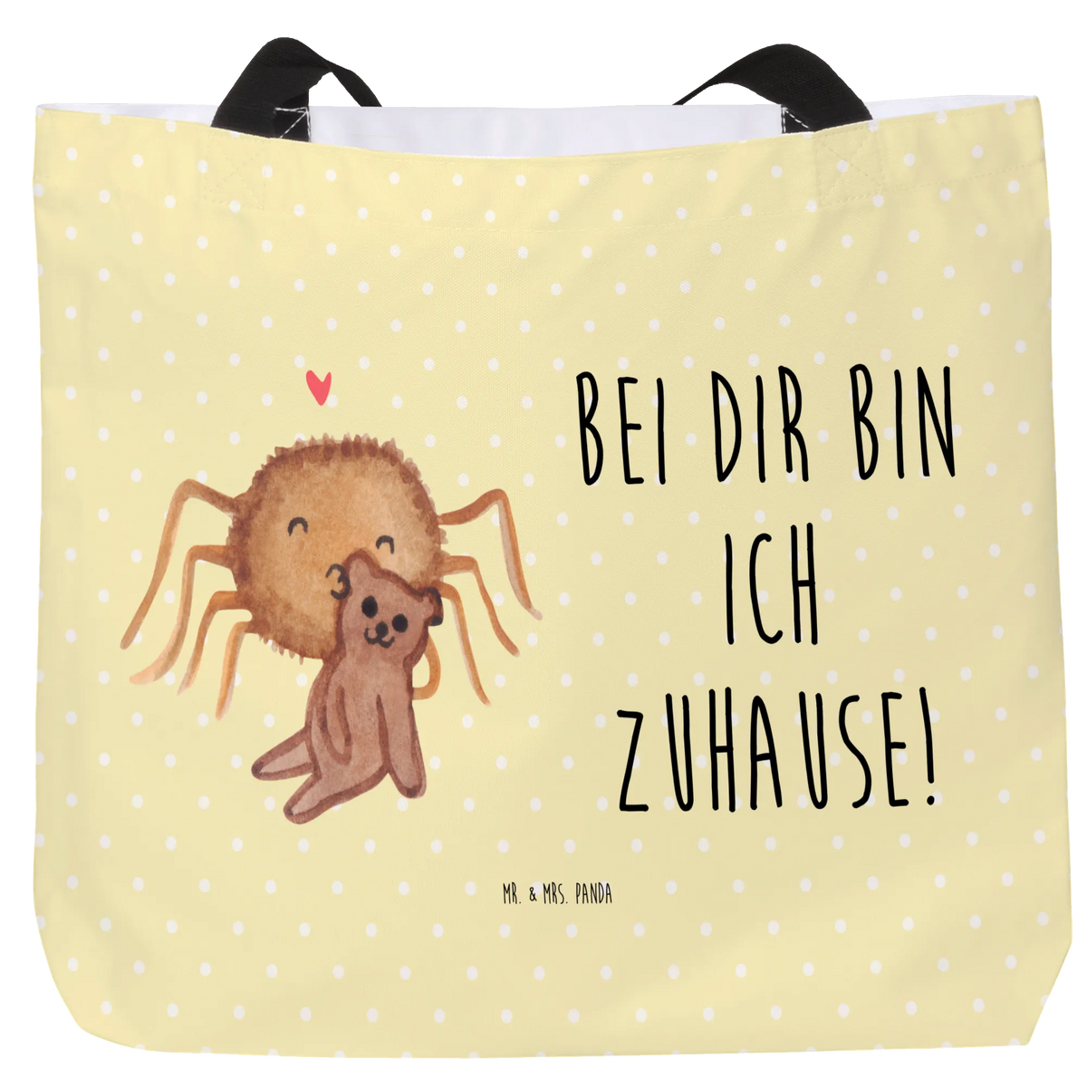 Shopper Spinne Agathe Teddy Tote Bag, Schultasche, Alltagstasche, Tragebeutel, Schulbeutel, Urlaubstasche, City-Shopper, Unitasche, Beutel, Shopper Tasche, XXL Tasche, XL Tasche, Laptoptasche, Büchertasche, Einkaufstasche, Tragetasche, Freizeittasche, Stofftasche, Henkeltasche, Tasche, Reisetasche, Pandatasche, studententasche, Statement-Tasche, Stoffbeutel, Strandtasche, Spinne Agathe, Spinne, Agathe, Videos, Merchandise, Freundschaft, Dankeschön, Teddy, Verliebt, Treue, Miteinander, Liebesbeweis, Liebesgeschenk