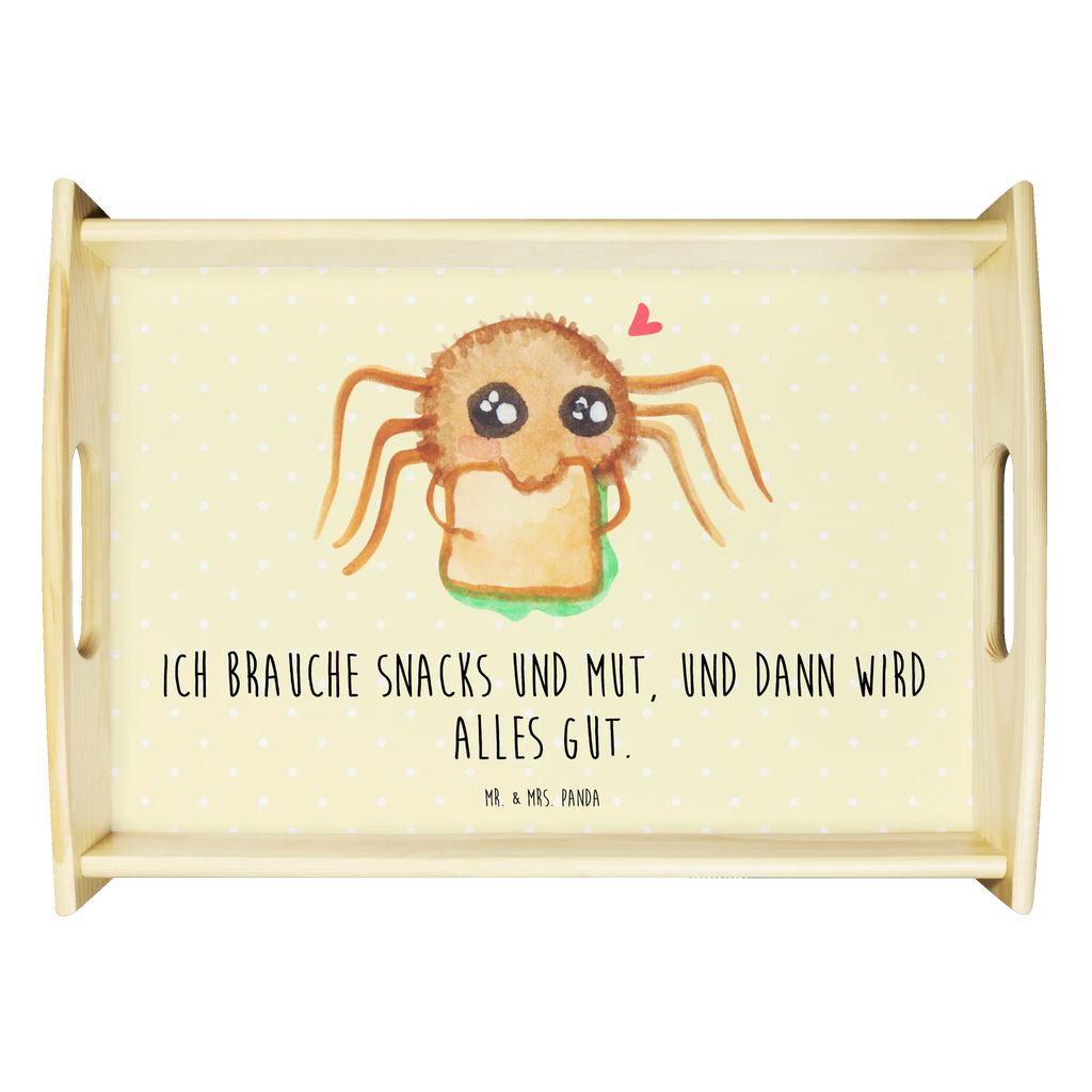 Serviertablett Spinne Agathe Sandwich Küchentablett, Tablett, Dekotablett, Frühstückstablett, Holztablett, Serviertablett, Spinne Agathe, Spinne, Agathe, Videos, Merchandise, Lebensfreude, Mut, Alles wird gut, Hungrig, Hunger, Verfressen, Glück