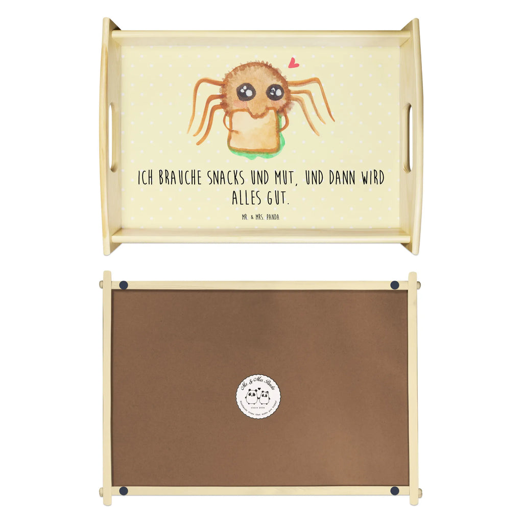 Serviertablett Spinne Agathe Sandwich Küchentablett, Tablett, Dekotablett, Frühstückstablett, Holztablett, Serviertablett, Spinne Agathe, Spinne, Agathe, Videos, Merchandise, Lebensfreude, Mut, Alles wird gut, Hungrig, Hunger, Verfressen, Glück