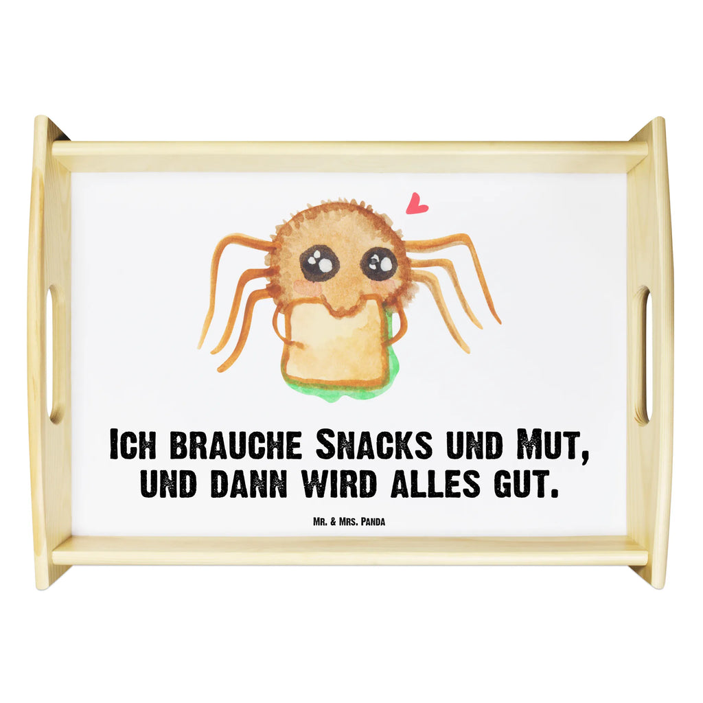 Serviertablett Spinne Agathe Sandwich Küchentablett, Tablett, Dekotablett, Frühstückstablett, Holztablett, Serviertablett, Spinne Agathe, Spinne, Agathe, Videos, Merchandise, Lebensfreude, Mut, Alles wird gut, Hungrig, Hunger, Verfressen, Glück