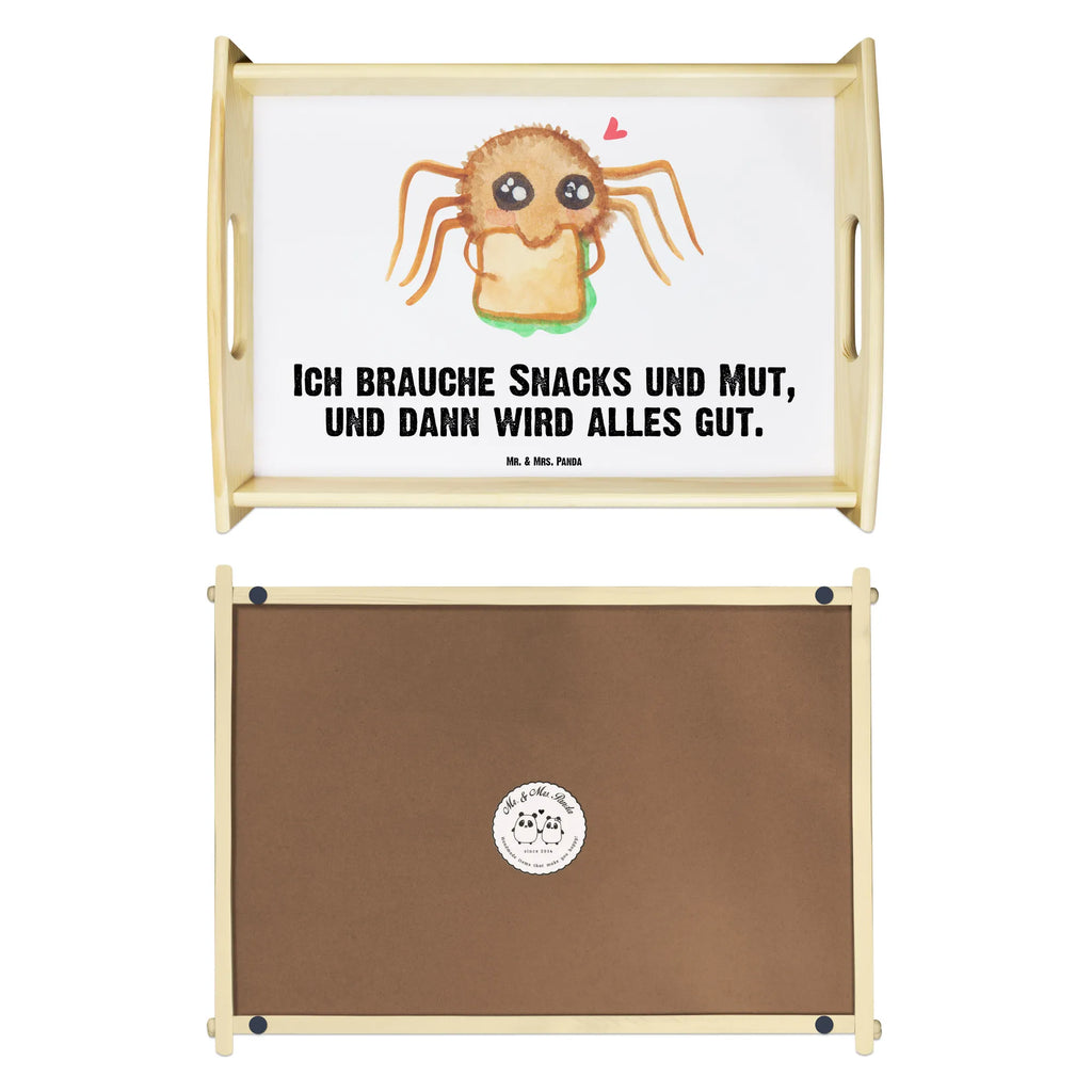 Serviertablett Spinne Agathe Sandwich Küchentablett, Tablett, Dekotablett, Frühstückstablett, Holztablett, Serviertablett, Spinne Agathe, Spinne, Agathe, Videos, Merchandise, Lebensfreude, Mut, Alles wird gut, Hungrig, Hunger, Verfressen, Glück