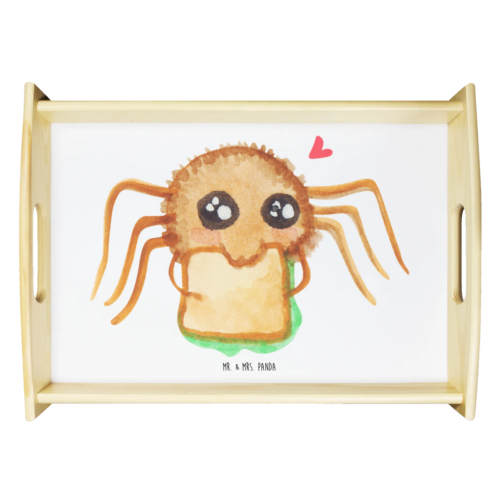 Serviertablett Spinne Agathe Sandwich Küchentablett, Tablett, Dekotablett, Frühstückstablett, Holztablett, Serviertablett, Spinne Agathe, Spinne, Agathe, Videos, Merchandise, Lebensfreude, Mut, Alles wird gut, Hungrig, Hunger, Verfressen, Glück