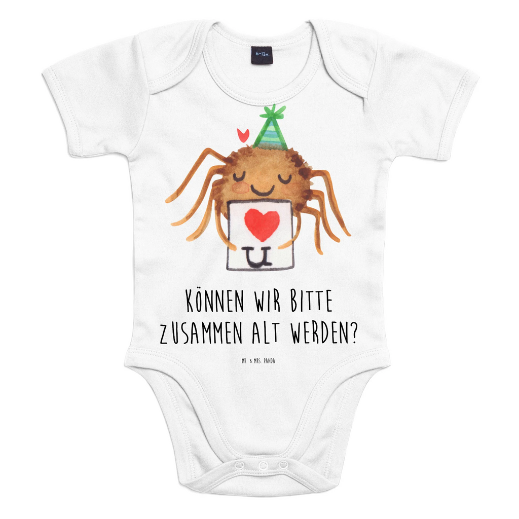 Baby Body Spinne Agathe Brief Baby-Strampler, Wickelbody, Baby Erstausstattung, Baby-Overall, Kurzarm-Strampler, Babystrampler, Baby-Romper, Babykleidung, Baby-Body, Strampler, Baby-Kleidung, Spinne Agathe, Spinne, Agathe, Videos, Merchandise, Treuebeweis, Heiratsantrag, Treuetest, Liebespaar, Liebesbeweis, Verliebt, Ich Liebe dich, Liebesgeschenk