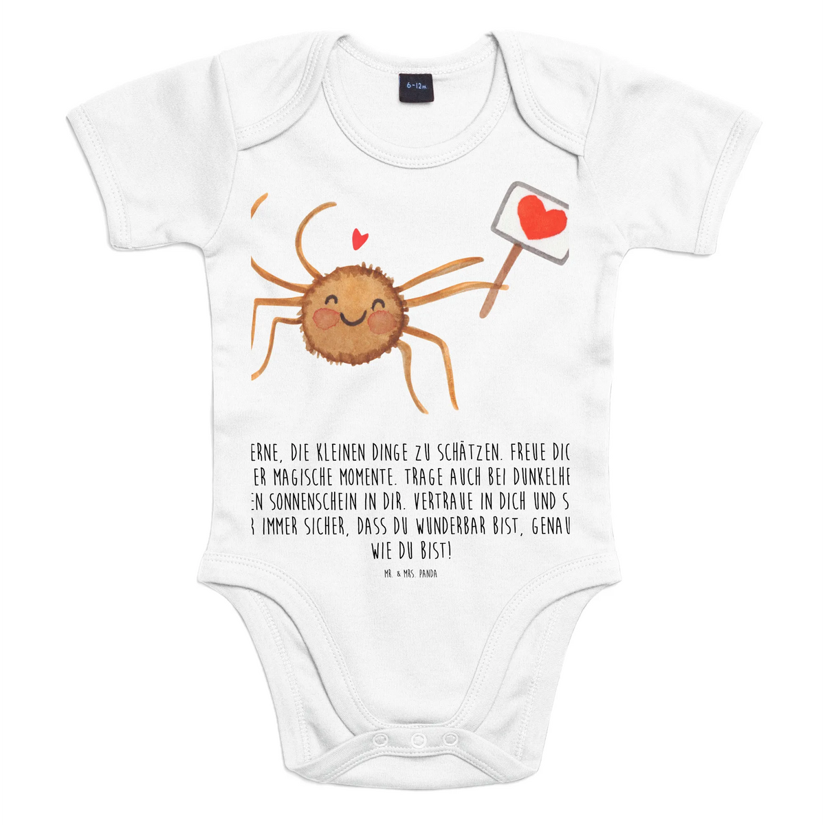 Baby Body Spinne Agathe Motivation Babystrampler, Baby-Kleidung, Baby Geschenk, Kurzarm-Strampler, Strampler, Baby-Overall, Baby-Strampler, Kurzarmbody, Baby Shower, Bodysuit, Baby-Romper, Baby-Body, Baby Party, Handmade, Babysuit, Spinne, Agathe, Spinne Agathe, Videos, Merchandise, Motivation, Vertrauen, Liebe, Glück, Dankeschön