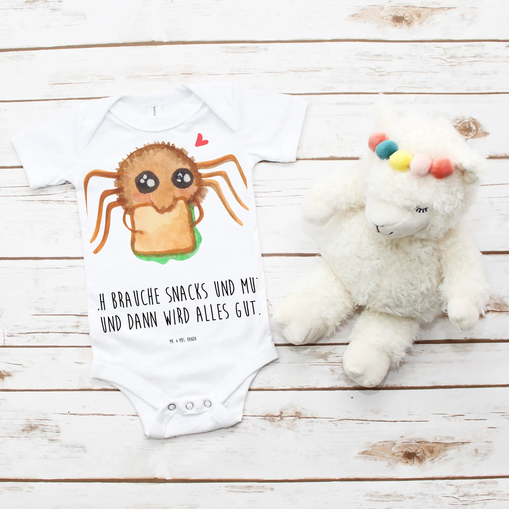 Babygro Spider Agathe Sandwich Baby-Romper, Strampler, Baby Erstausstattung, Wickelbody, Baby-Kleidung, Babystrampler, Babykleidung, Kurzarm-Strampler, Baby-Body, Baby-Overall, Baby-Strampler, Spinne Agathe, Spinne, Agathe, Videos, Merchandise, Mut, Hunger, Glück, Lebensfreude, Hungrig, Alles wird gut, Verfressen