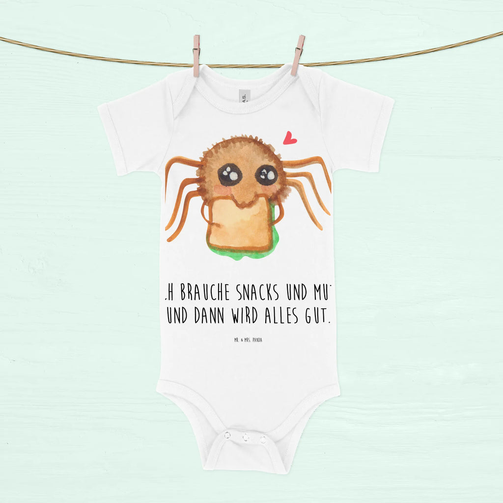 Babygro Spider Agathe Sandwich Baby-Romper, Strampler, Baby Erstausstattung, Wickelbody, Baby-Kleidung, Babystrampler, Babykleidung, Kurzarm-Strampler, Baby-Body, Baby-Overall, Baby-Strampler, Spinne Agathe, Spinne, Agathe, Videos, Merchandise, Mut, Hunger, Glück, Lebensfreude, Hungrig, Alles wird gut, Verfressen