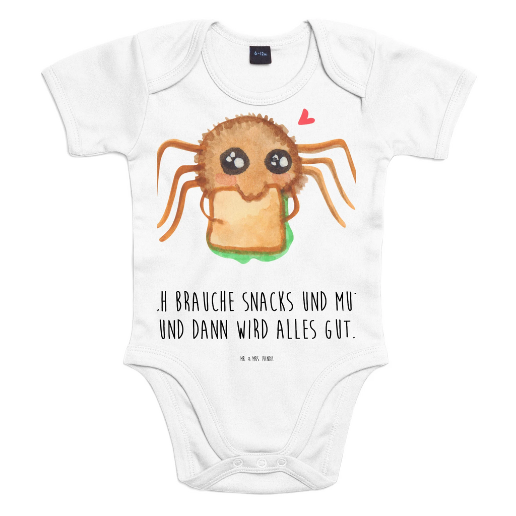Babygro Spider Agathe Sandwich Baby-Romper, Strampler, Baby Erstausstattung, Wickelbody, Baby-Kleidung, Babystrampler, Babykleidung, Kurzarm-Strampler, Baby-Body, Baby-Overall, Baby-Strampler, Spinne Agathe, Spinne, Agathe, Videos, Merchandise, Mut, Hunger, Glück, Lebensfreude, Hungrig, Alles wird gut, Verfressen