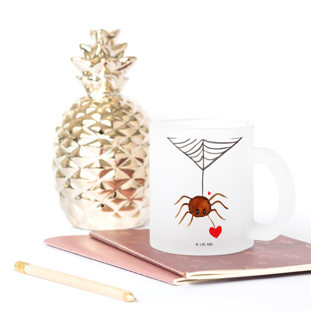 Glass tea cup Spider Agathe Love tea glass, tea, Tea cup, glass, mug, Spider Agathe, Spider, Agathe, Videos, Merchandise