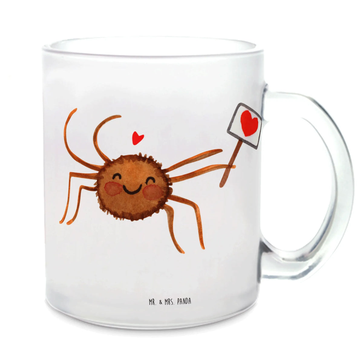 Glass tea cup Spider Agatha Motivation