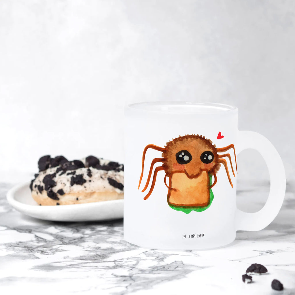 Glass tea cup Spider Agathe Sandwich Glasbecher, Trinkglas, Teegläser, glastasse, Becher, Glas Teebecher, becher glas, Teeglas, Teetasse aus Glas, Tee Tasse, Große Teetasse, Tasse Für Tee, Tasse, becher für tee, tasse glas, getränkeglas, Teetasse, Teetasse Glas, Spinne Agathe, Spinne, Agathe, Videos, Merchandise, Glück, Hunger, Alles Wird gut, Mut, Hungrig, Verfressen, Lebensfreude